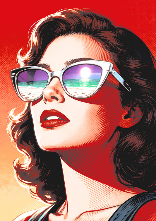 Women's Pop Art Sunglasses