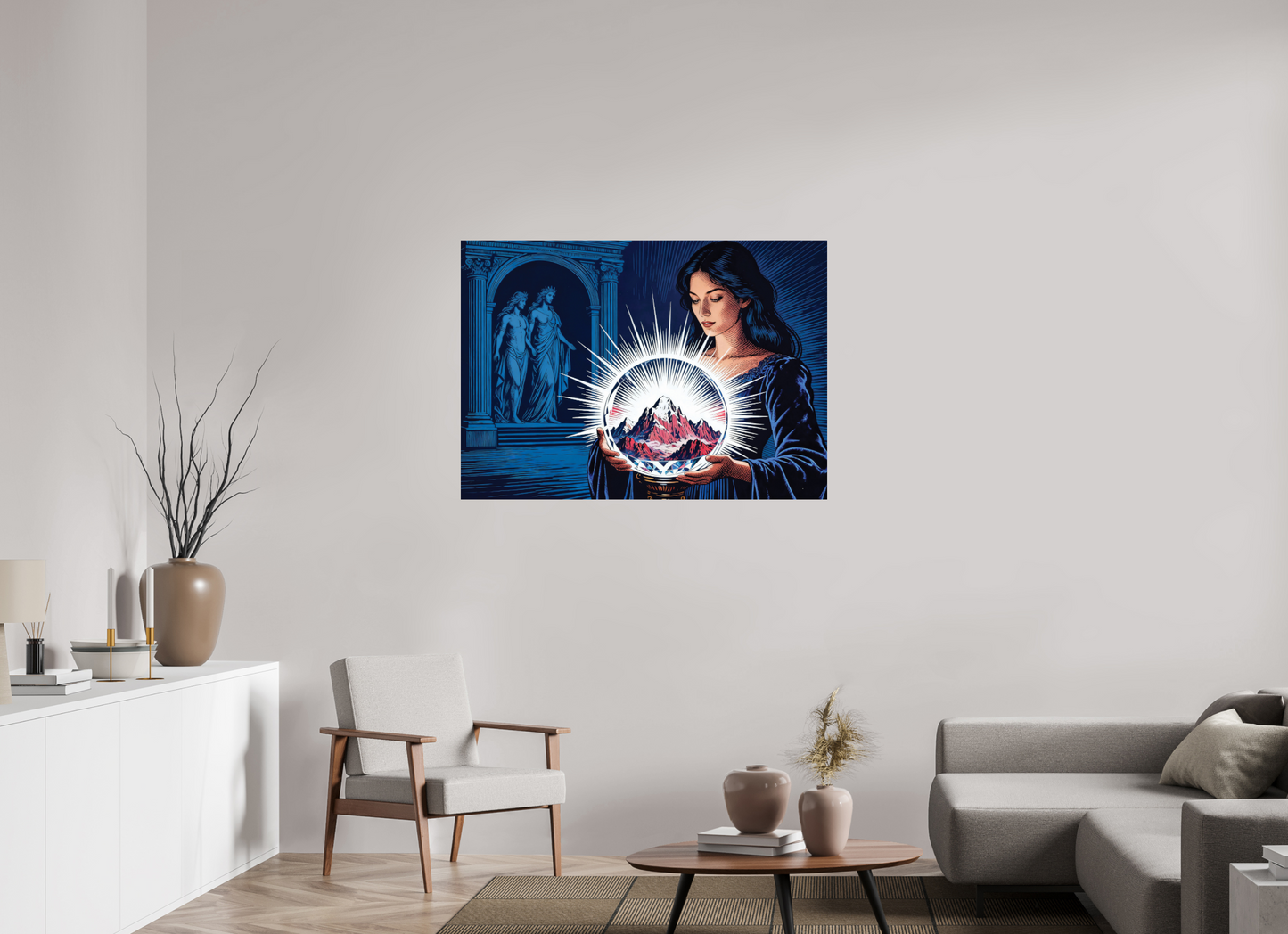 ISO A0 (118,9 x 84,1 cm), Photo Print On Fuji Crystal DP II Circé, crystal Mountain ✓