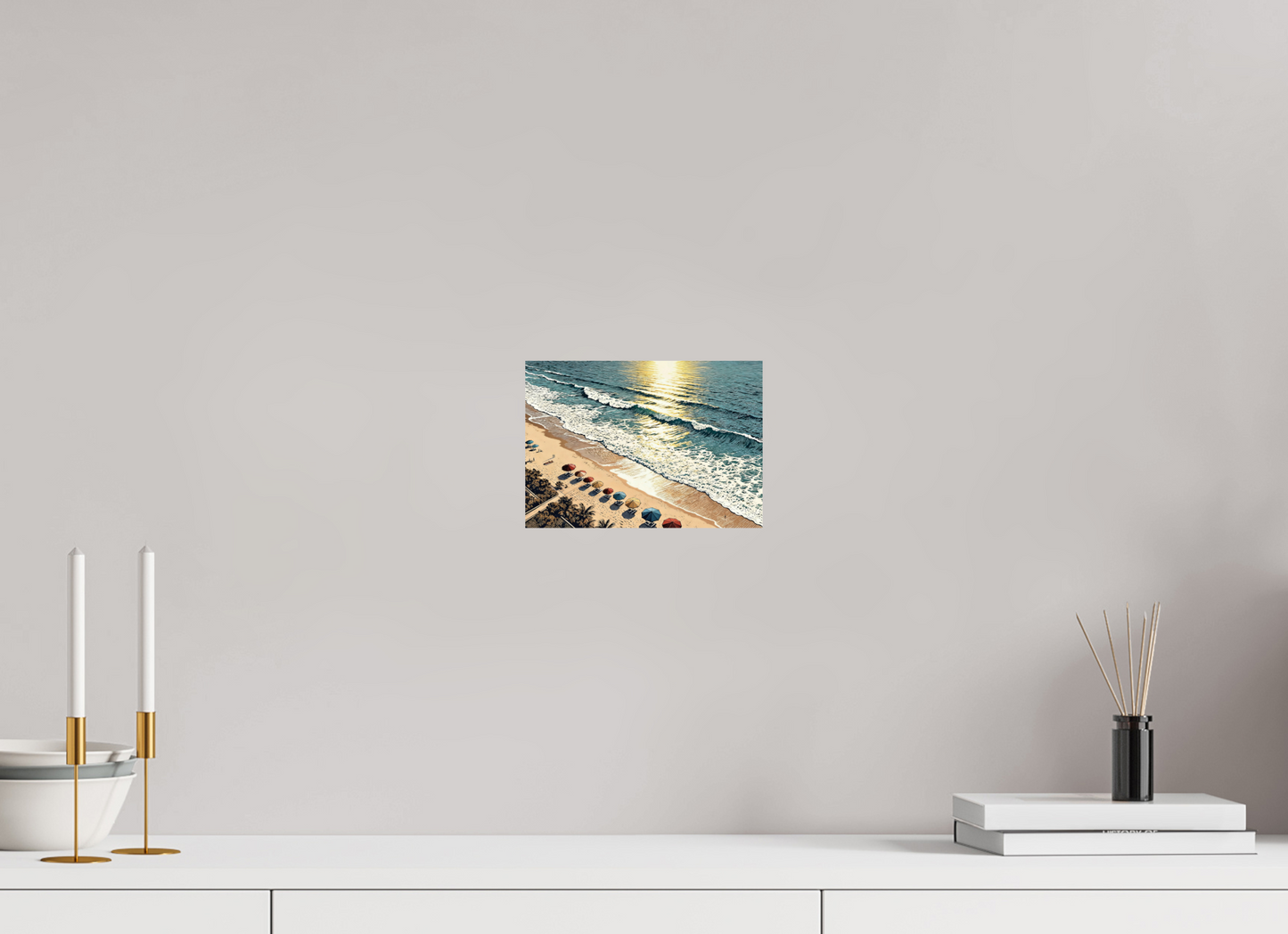 ISO A5 (21 x 14,8 cm), Photo Print On Fuji Crystal DP II Sunny Vintage Beach ✓