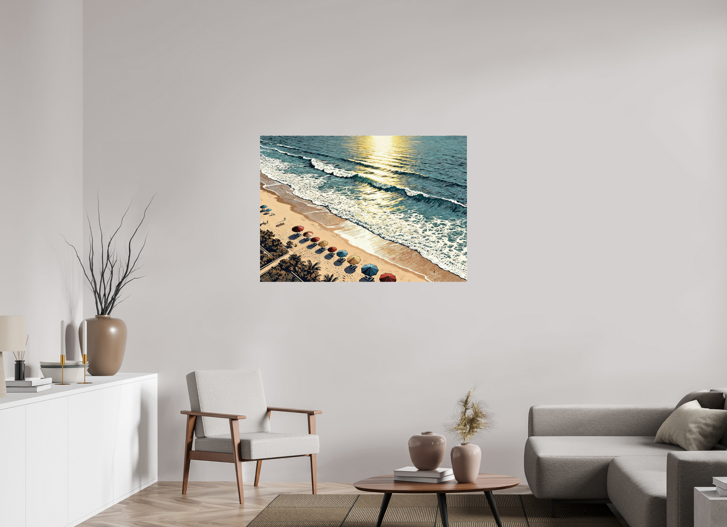 ISO A0 (118,9 x 84,1 cm), Photo Print On Fuji Crystal DP II Sunny Vintage Beach ✓