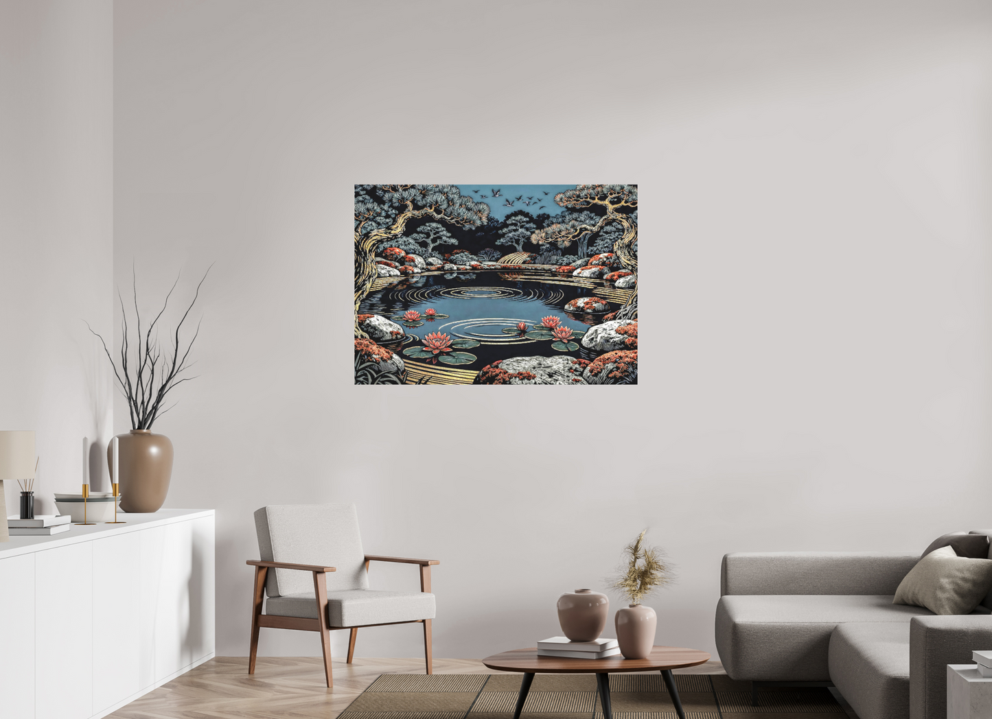 ISO A0 (118,9 x 84,1 cm), Photo Print Under Acrylic Glass Moonlit Clarity ✓