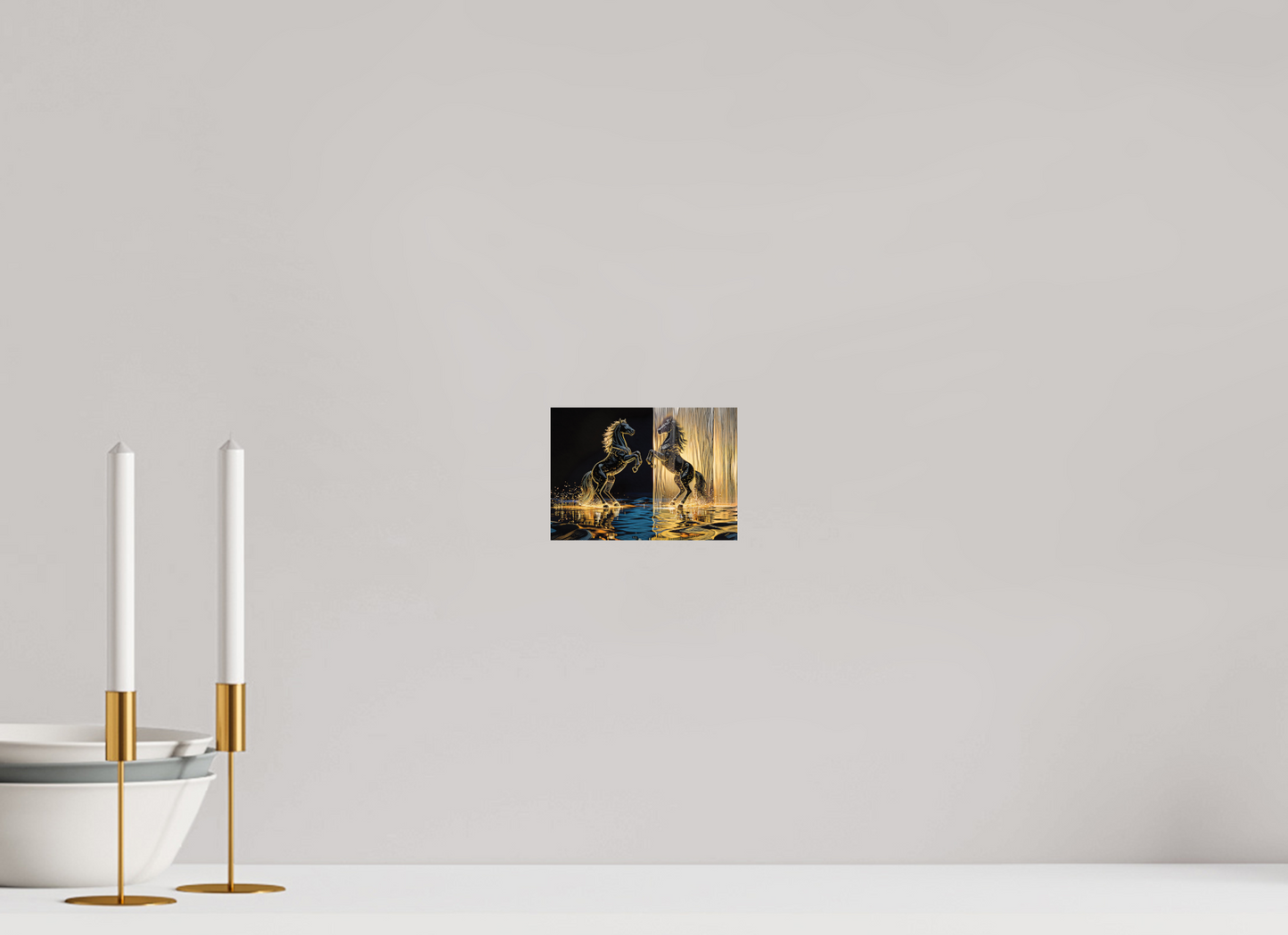 ISO A6 (14,8 x 10,5 cm), Photo Print On Fuji Crystal DP II Golden Horses
