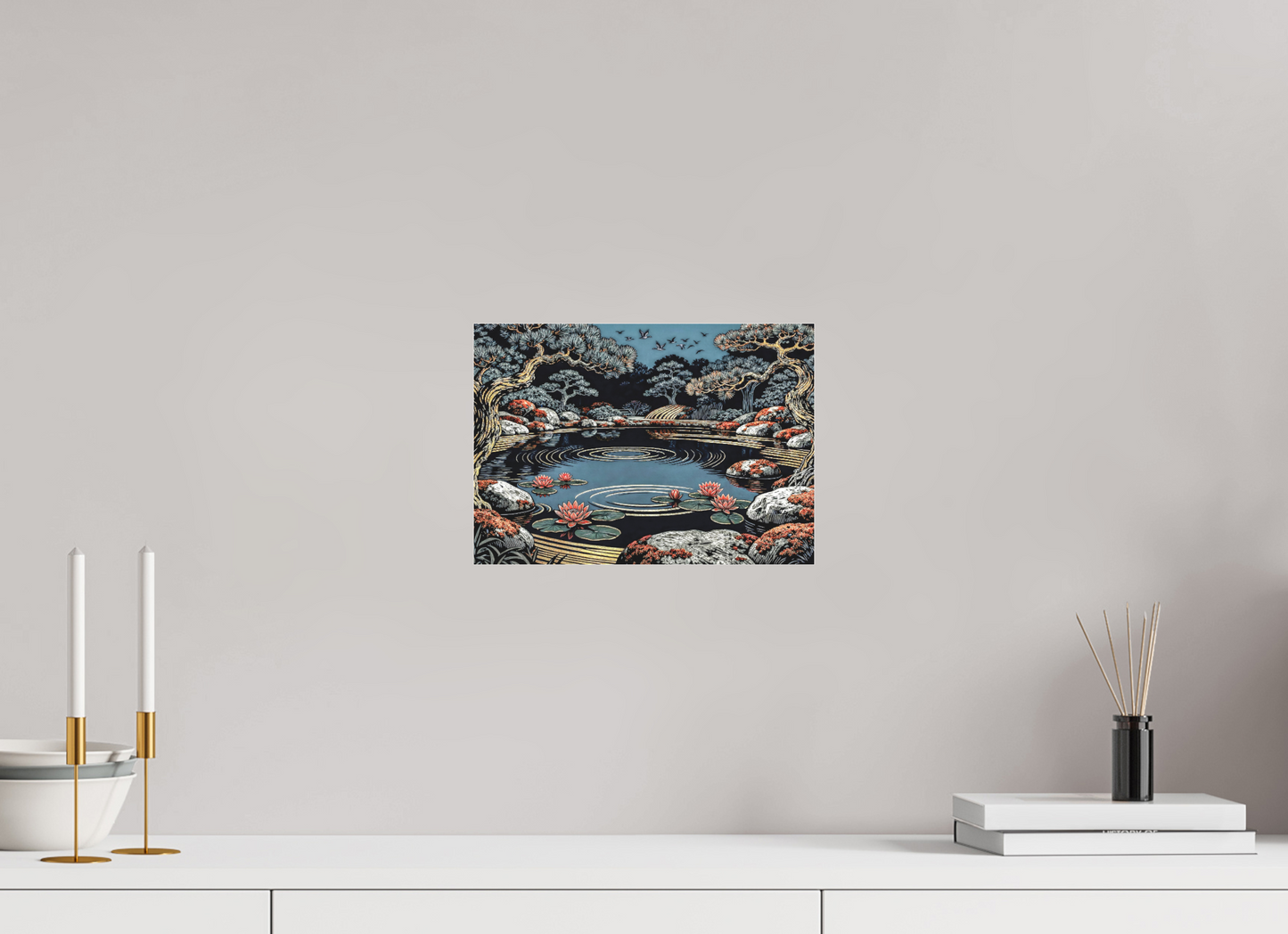 ISO A4 (29,7 x 21 cm), Photo Print Under Acrylic Glass Moonlit Clarity ✓