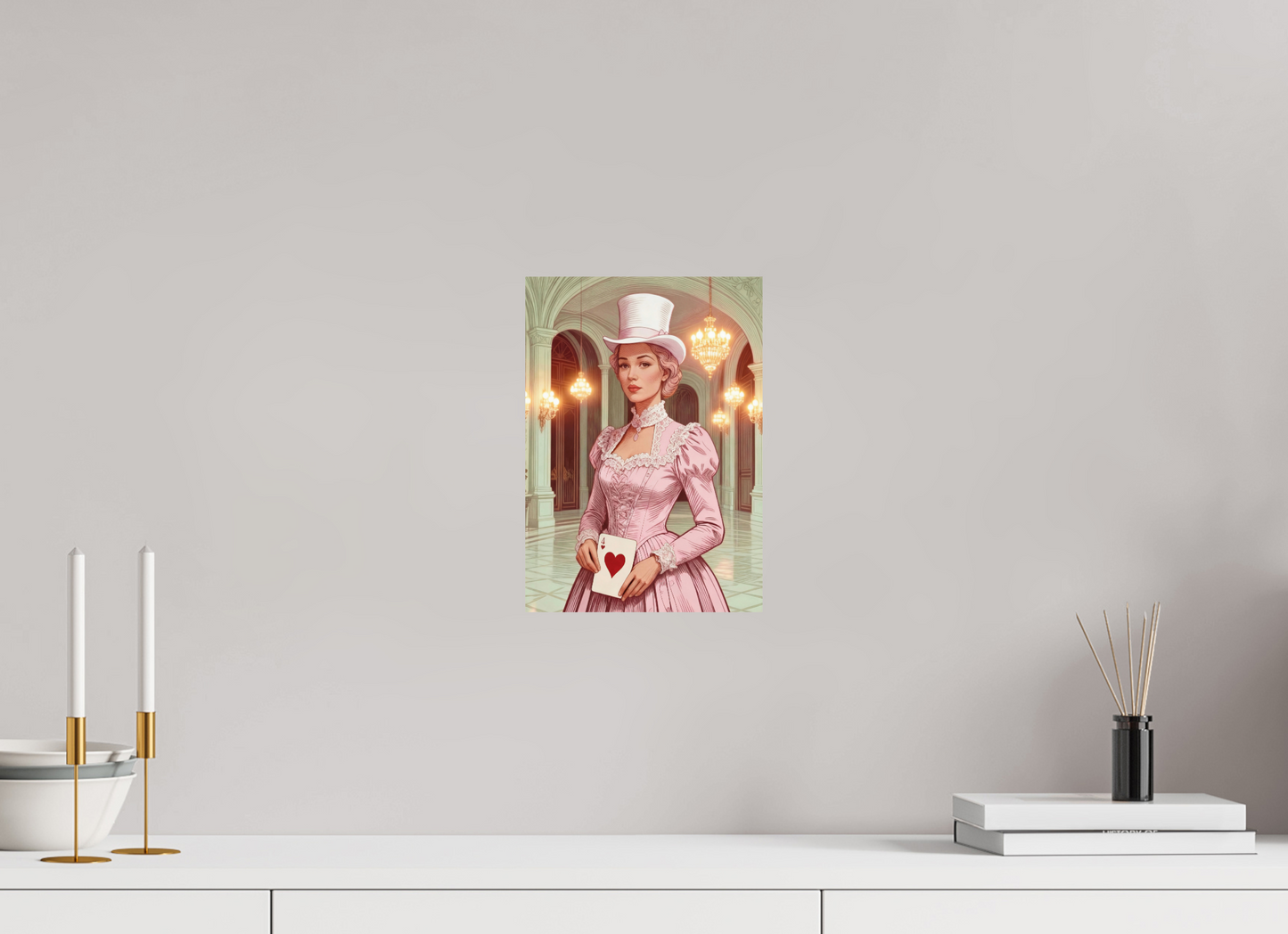 ISO A4 (21 x 29,7 cm), Photo Print On Fuji Crystal DP II Steampunk Pink Lady ✓