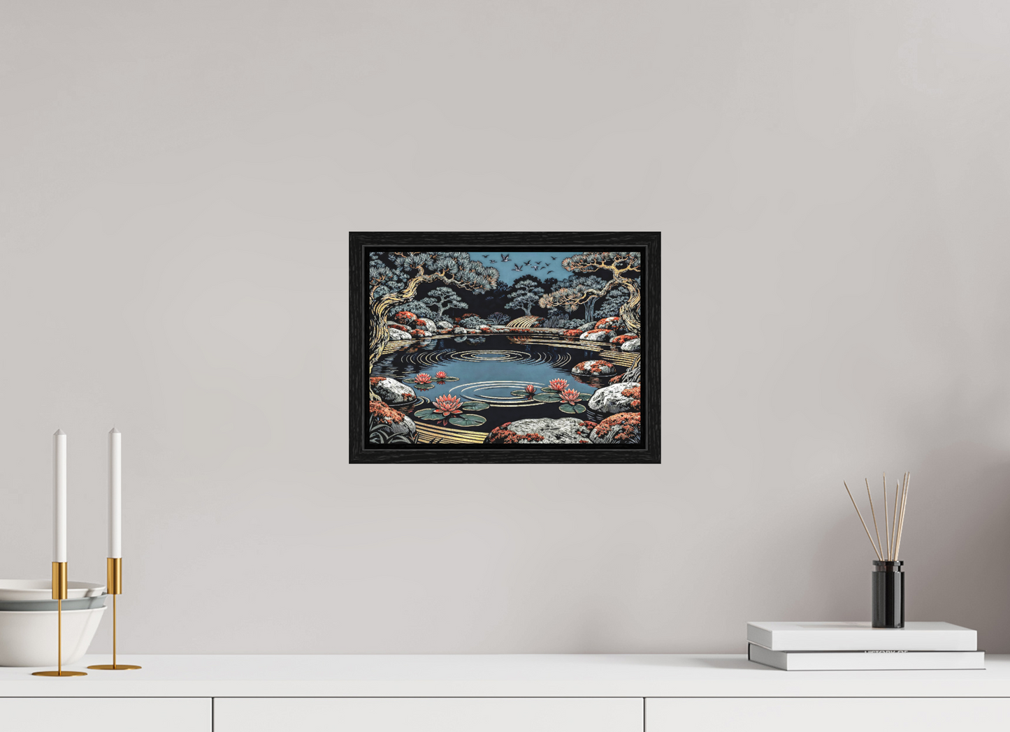 ISO A4 (29,7 x 21 cm), Floater Frame Moonlit Clarity ✓