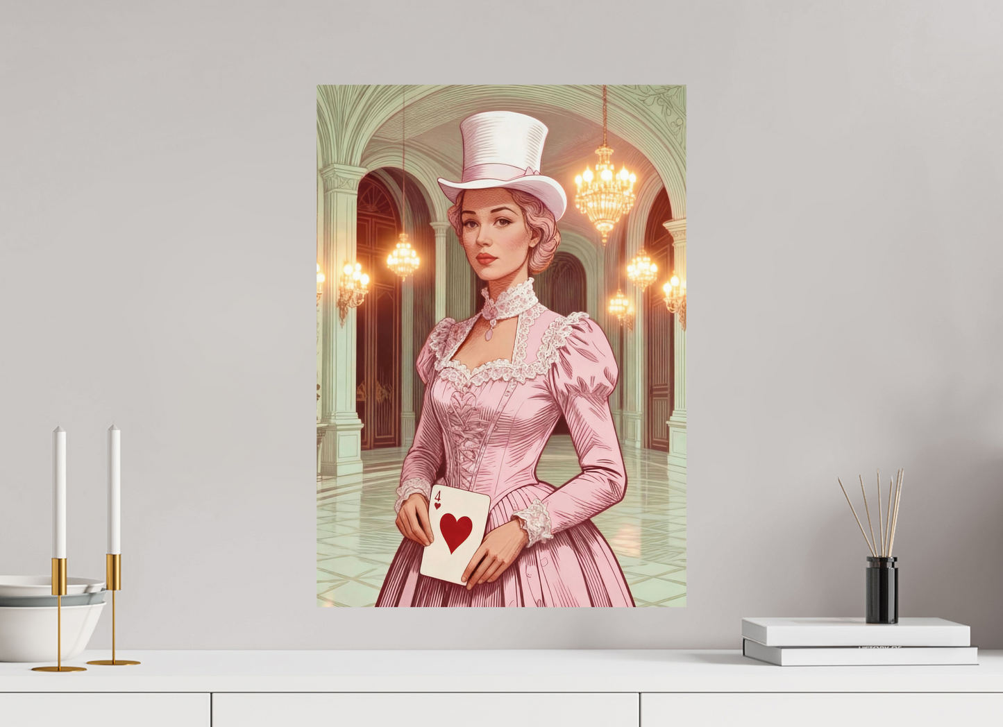 ISO A2 (42 x 59,4 cm), Photo Print On Fuji Crystal DP II Steampunk Pink Lady ✓