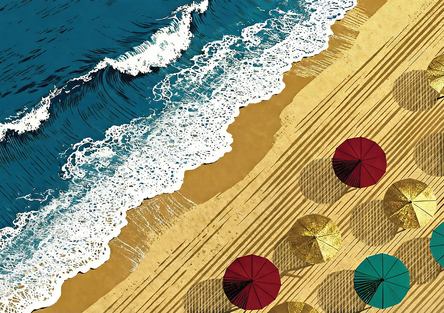 Plage Océan Vintage