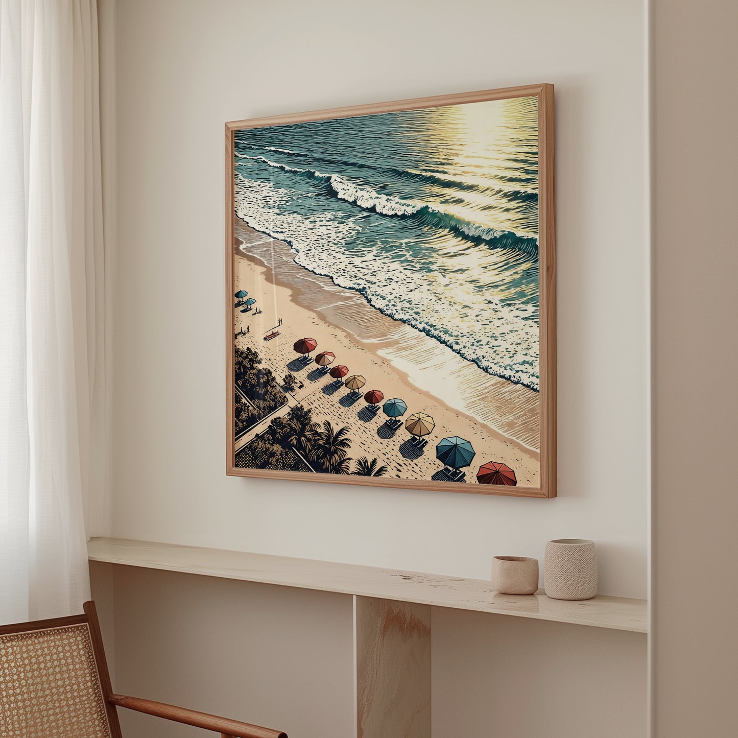 Sunny Vintage Beach