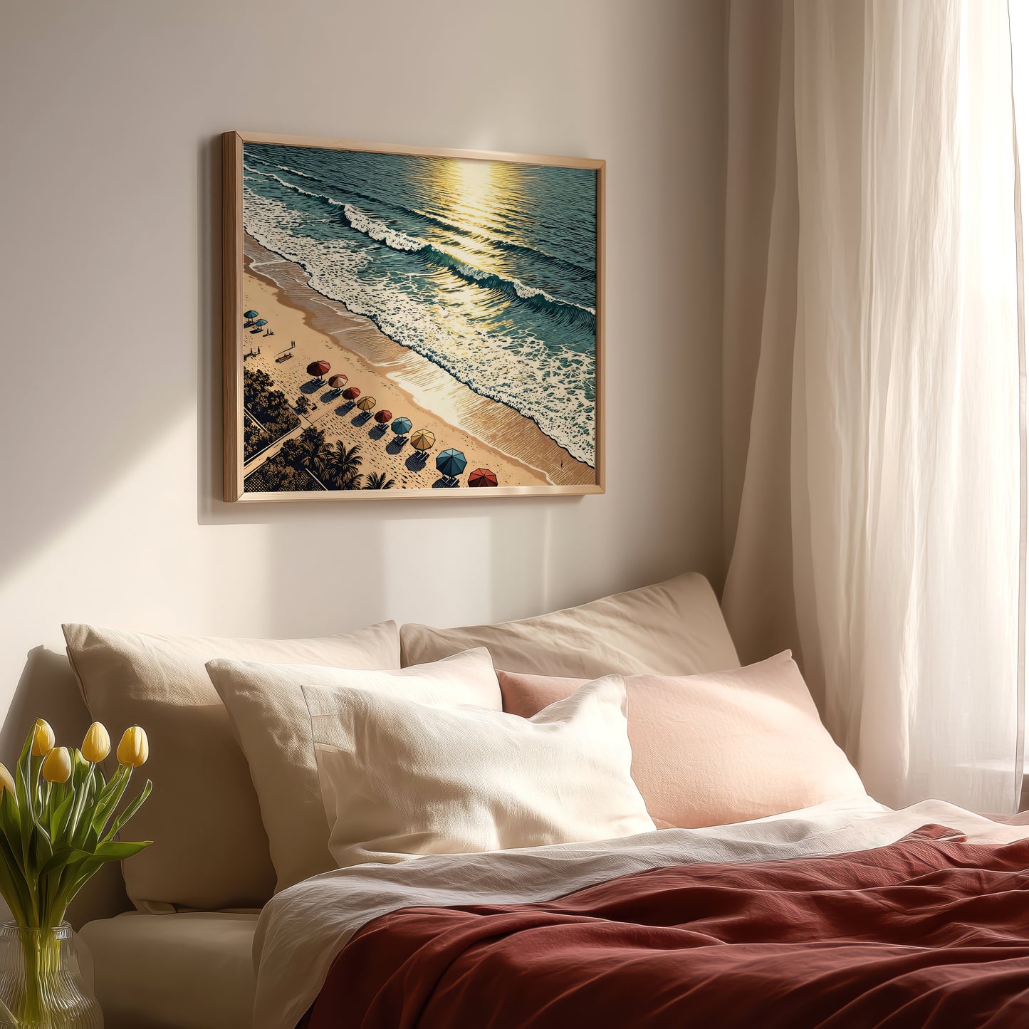 Sunny Vintage Beach