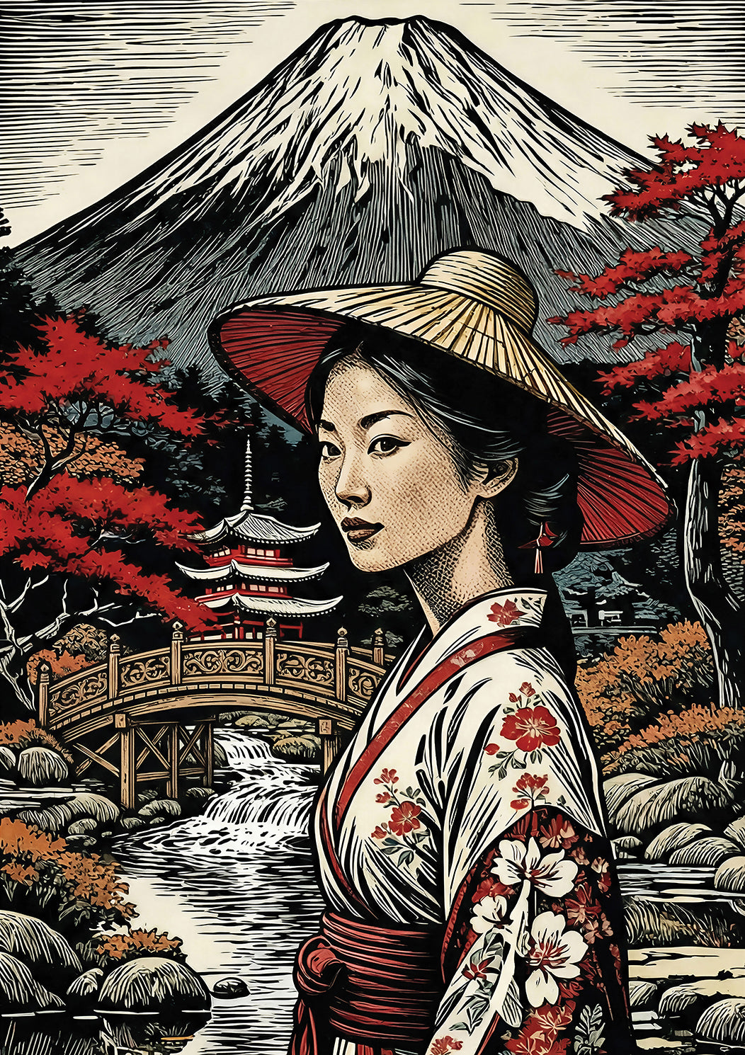 Geisha kimono, Autumn Parc