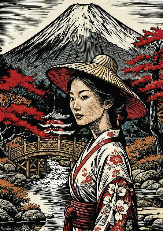 Geisha kimono, Autumn Parc
